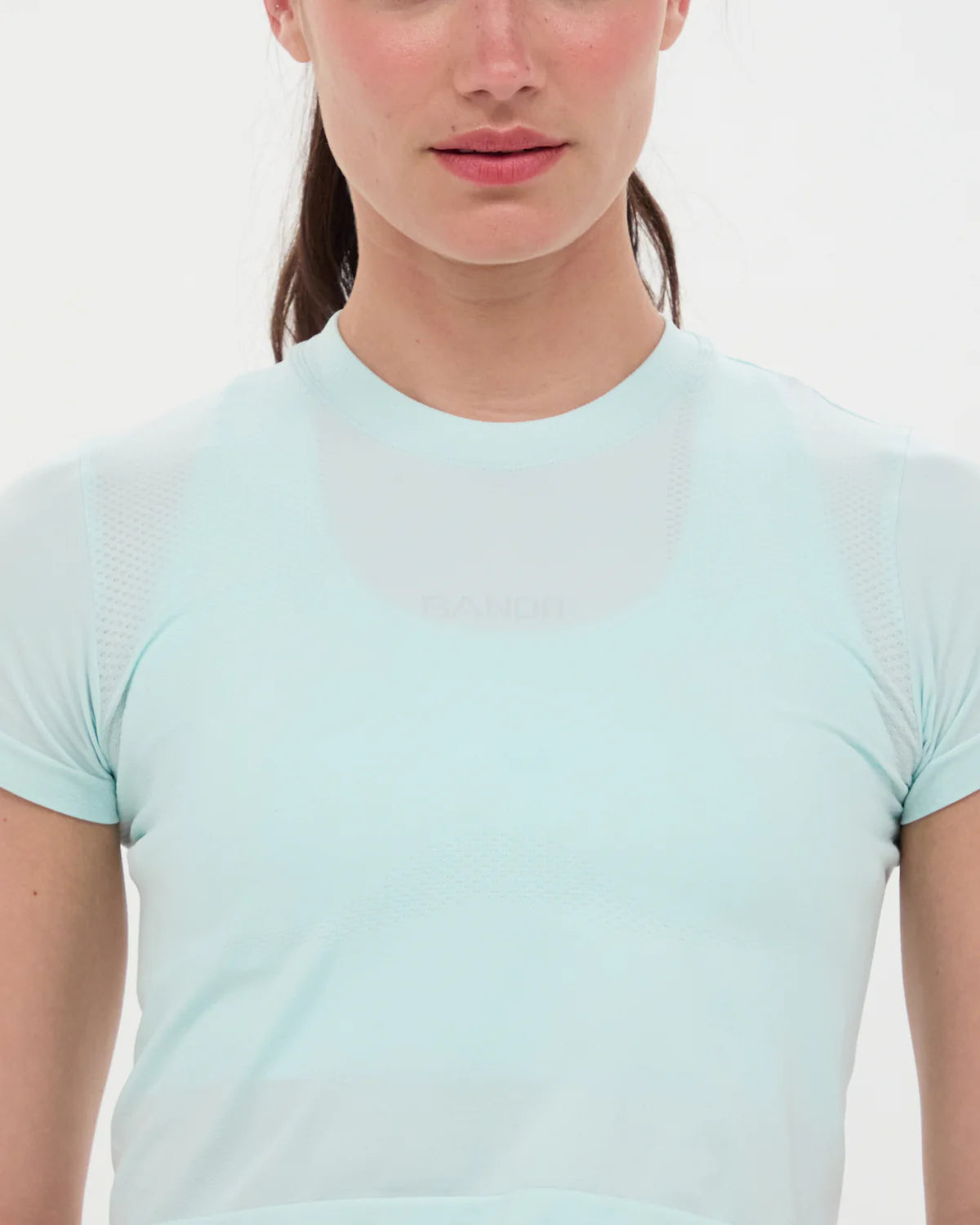 Bandit Stamina™ Women's Mercury Seamless™ Crop Tee - Minty Blue