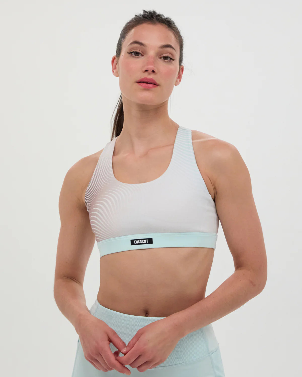 Bandit Stamina™ Scoop Neck Run Bra - Gradient Minty