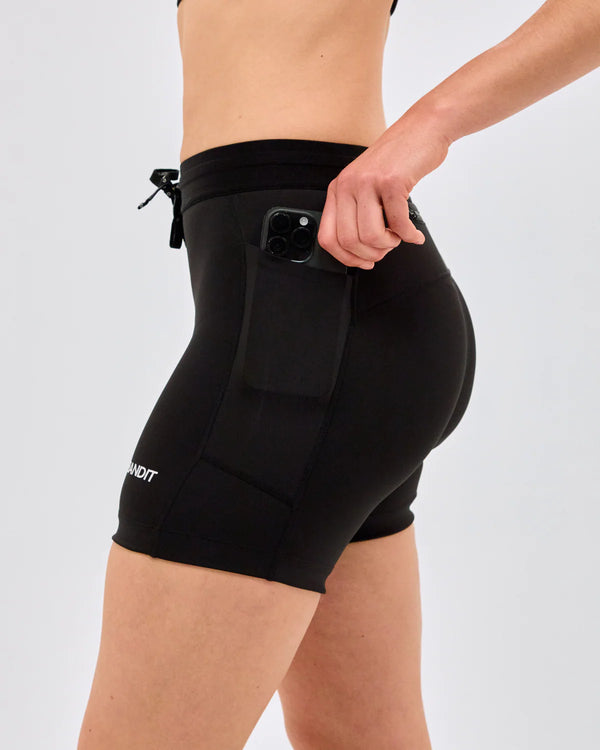 Bandit Stamina™ 5" Women's Compression Shorts - Black