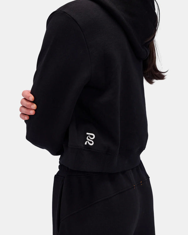 Bandit Women's The Croppped Hooded Pullover - Black