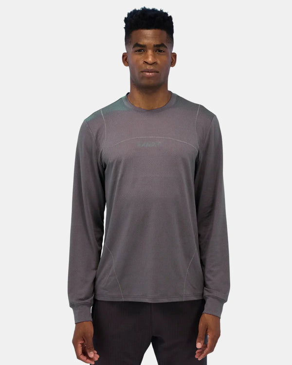 Men's Micromesh™ Reflecto Stitch™ Long Sleeve Tee - Haze