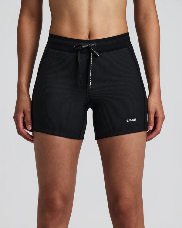 Bandit Women's Cadence Rib 5" Compression Next Gen - Black