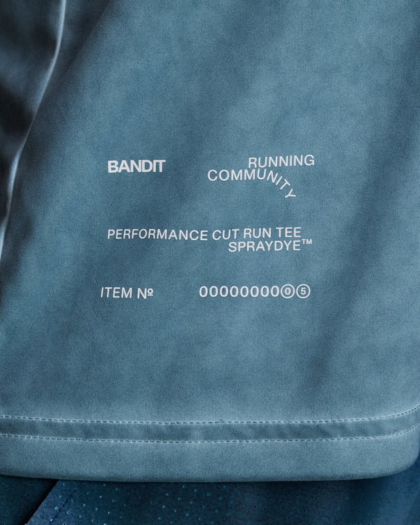 Men's FrioSoft™ Performance Box Tee - Tranquil Blue SaltFade™