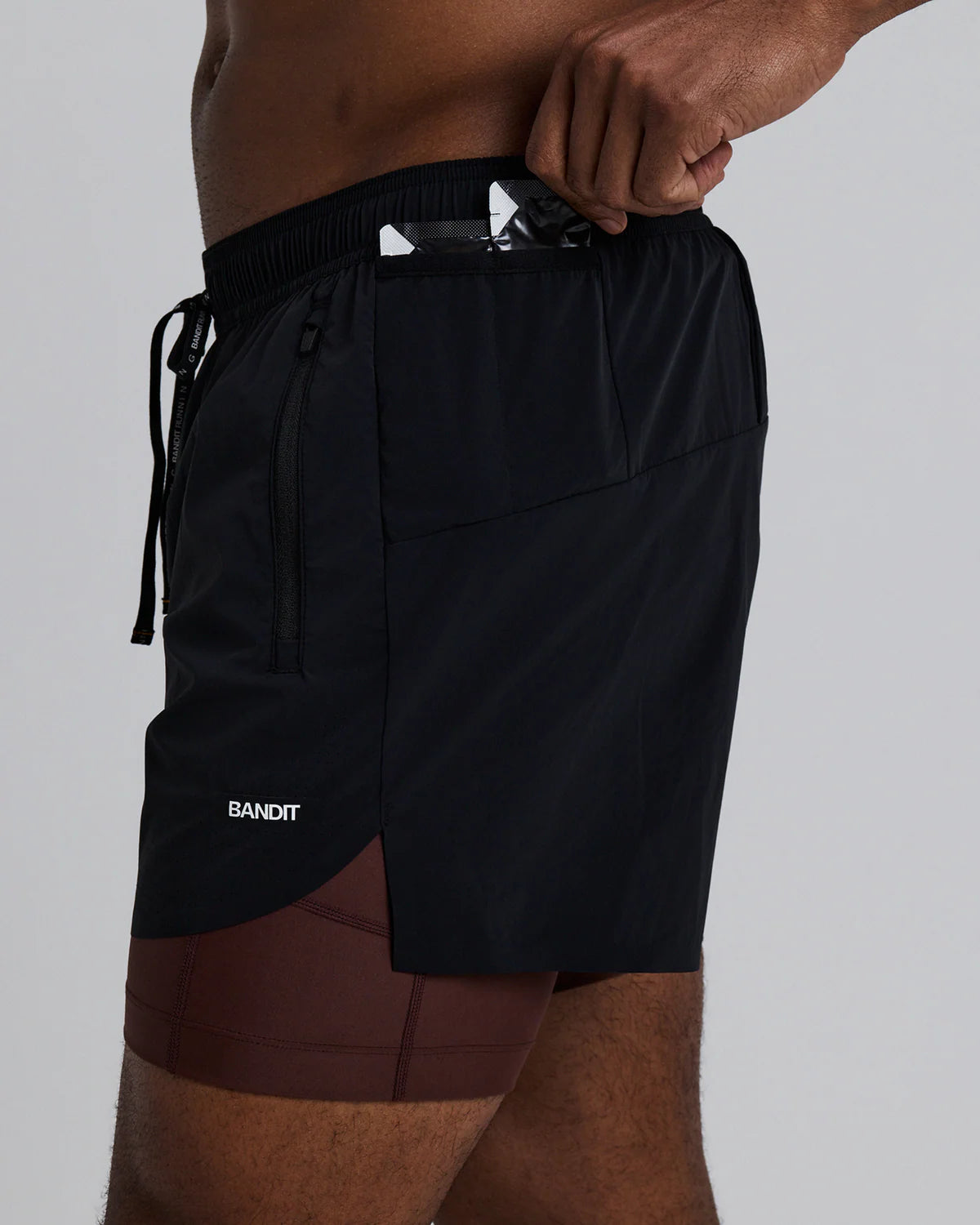 Bandit Men's Vento™ Next Gen 2-In-1 Run Short - Black