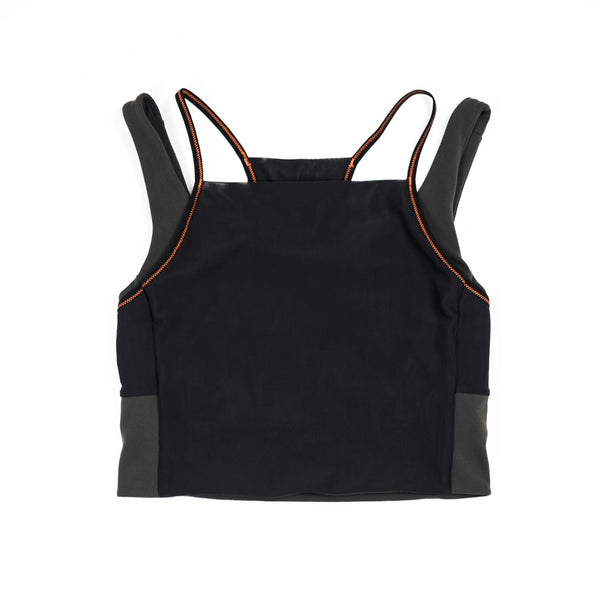 Dust Women's Trail Crop - Forest Black