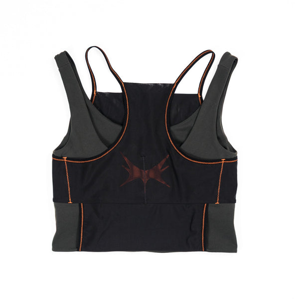 Dust Women's Trail Crop - Forest Black