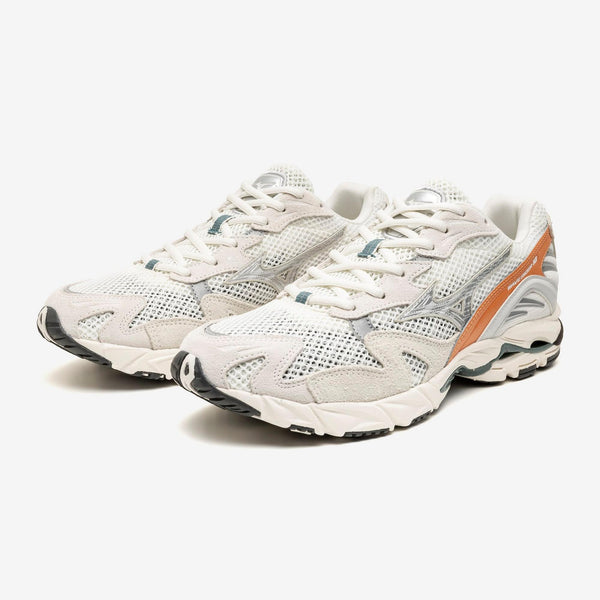 Mizuno Unisex Wave Rider 10 Sports Style Sneaker - White/Dawn