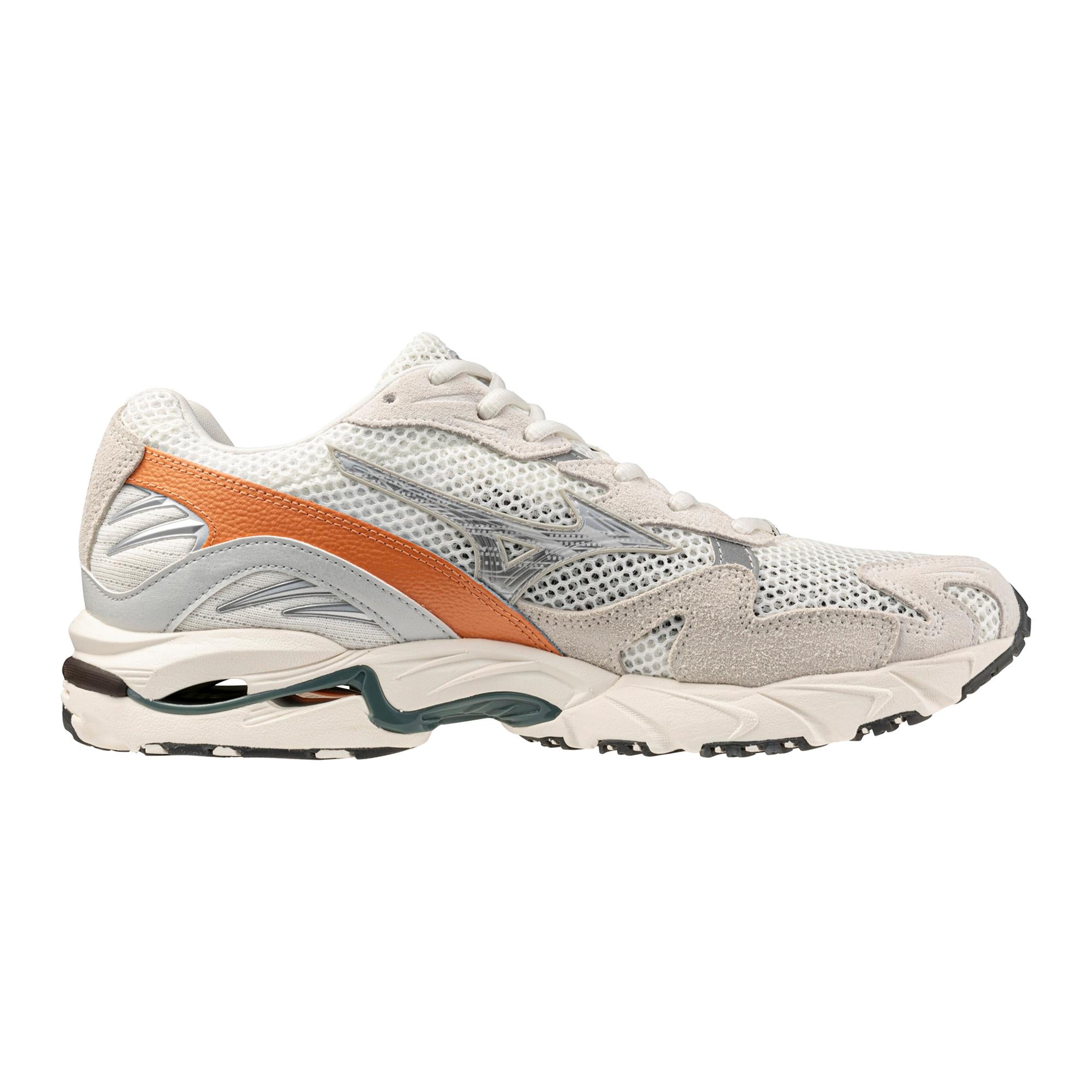Mizuno Unisex Wave Rider 10 Sports Style Sneaker - White/Dawn