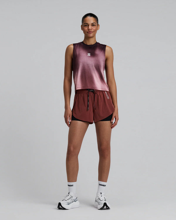 Bandit Women's Micromesh™ Run Tank - Flow State Mahogany Multi