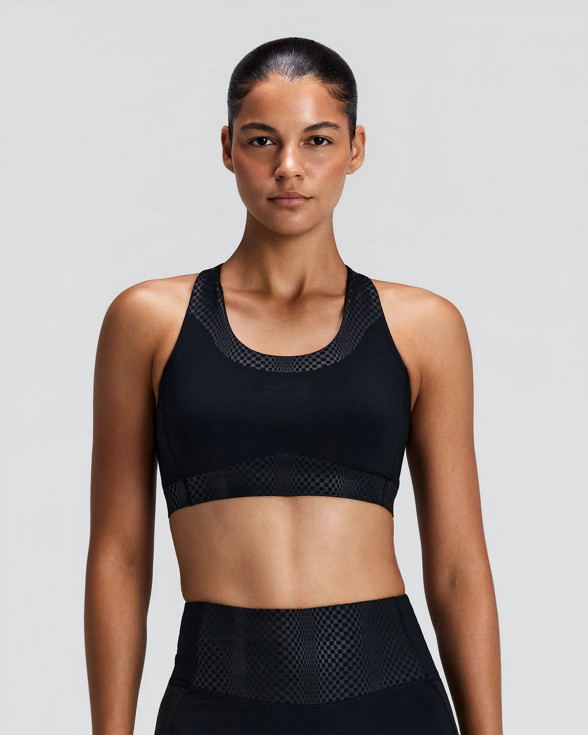 Bandit Women's Vanisher™ Threshold Run Bra - Bauhaus Black