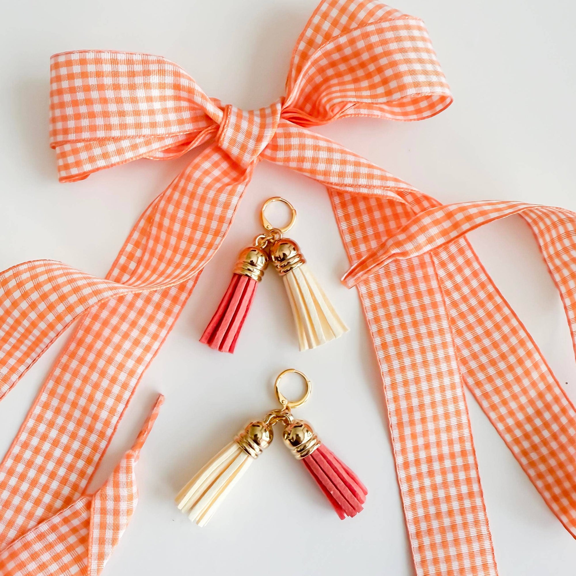 Leo + Lee Shoe Charm + Lace Sets - Gingham
