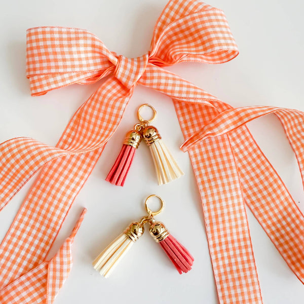 Leo + Lee Shoe Charm + Lace Sets - Gingham