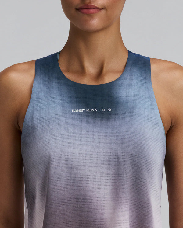 Women's CoolGrid™ Race Singlet - Flow State Aegean Multi