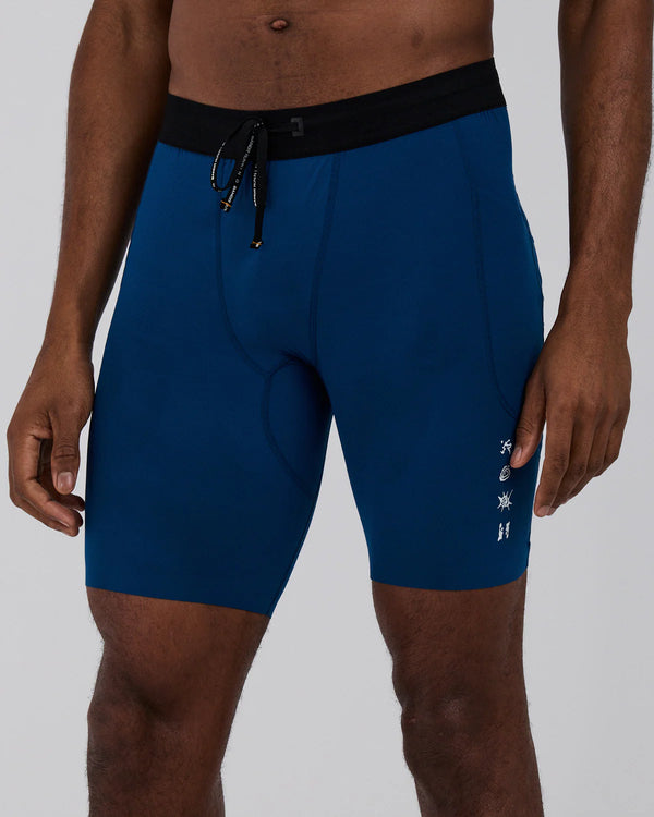 Bandit Men's SoLite™ 5 Pocket Half Tights - Ink Blue