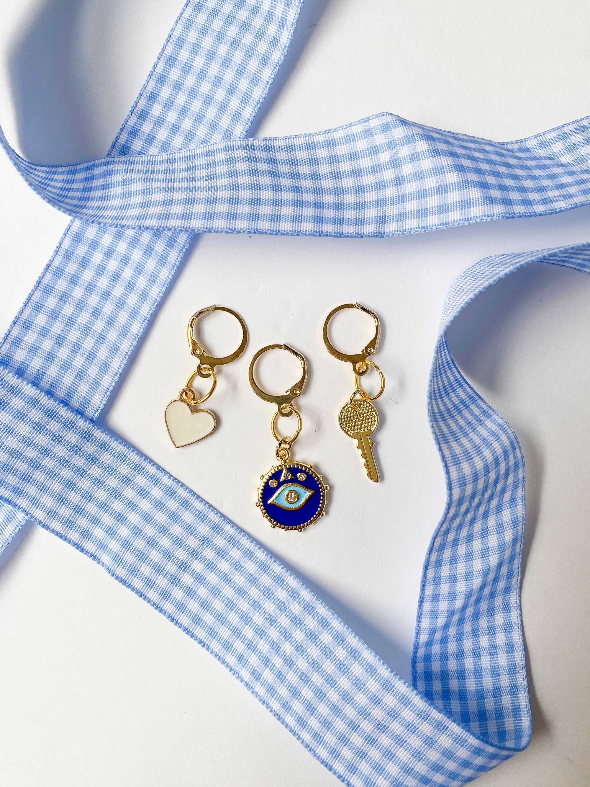 Gingham Shoe Charms and Lace Sets | Sneaker Charm Sets