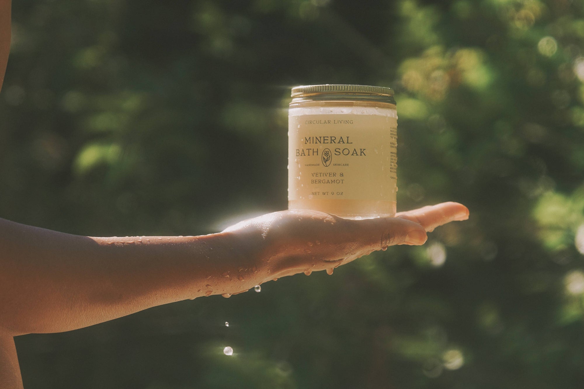 Circular Living Mineral Bath Soak, Vetiver & Bergamot