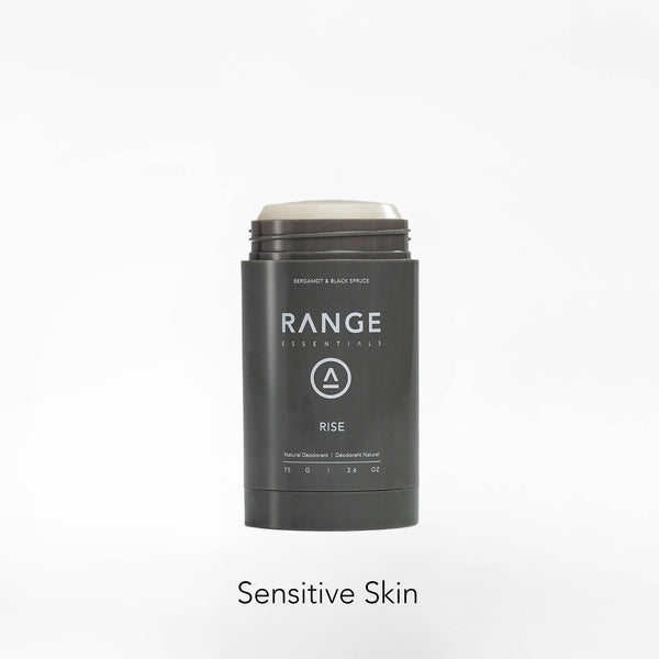 RANGE  Natural Deodorant RISE : Bergamot + Black Spruce