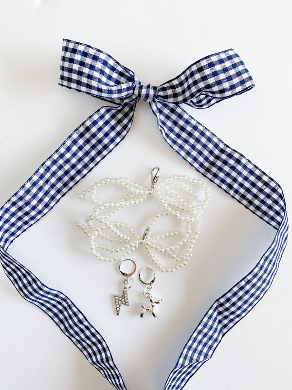 Gingham Shoe Charms and Lace Sets | Sneaker Charm Sets