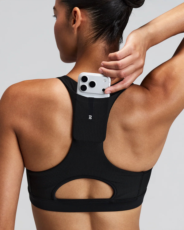 Bandit Women's Cadence Next Gen EG Scoop Neck Run Bra - Black