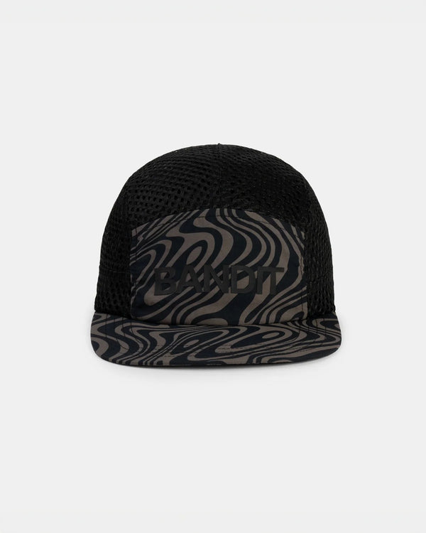 Bandit Mesh Run Hat - Cocoa / Black