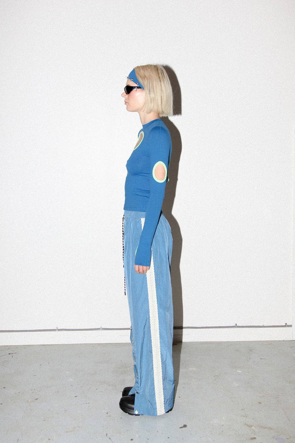 Split Track Pant in Lake