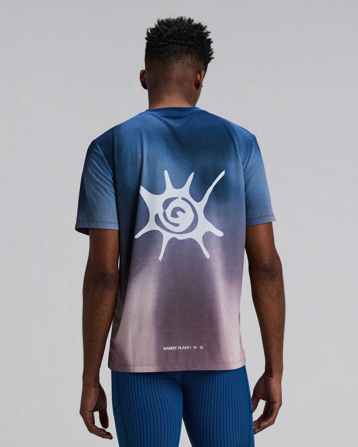 Bandit Men's Specter™ Performance Tee - Tranquil Blue Wave Print
