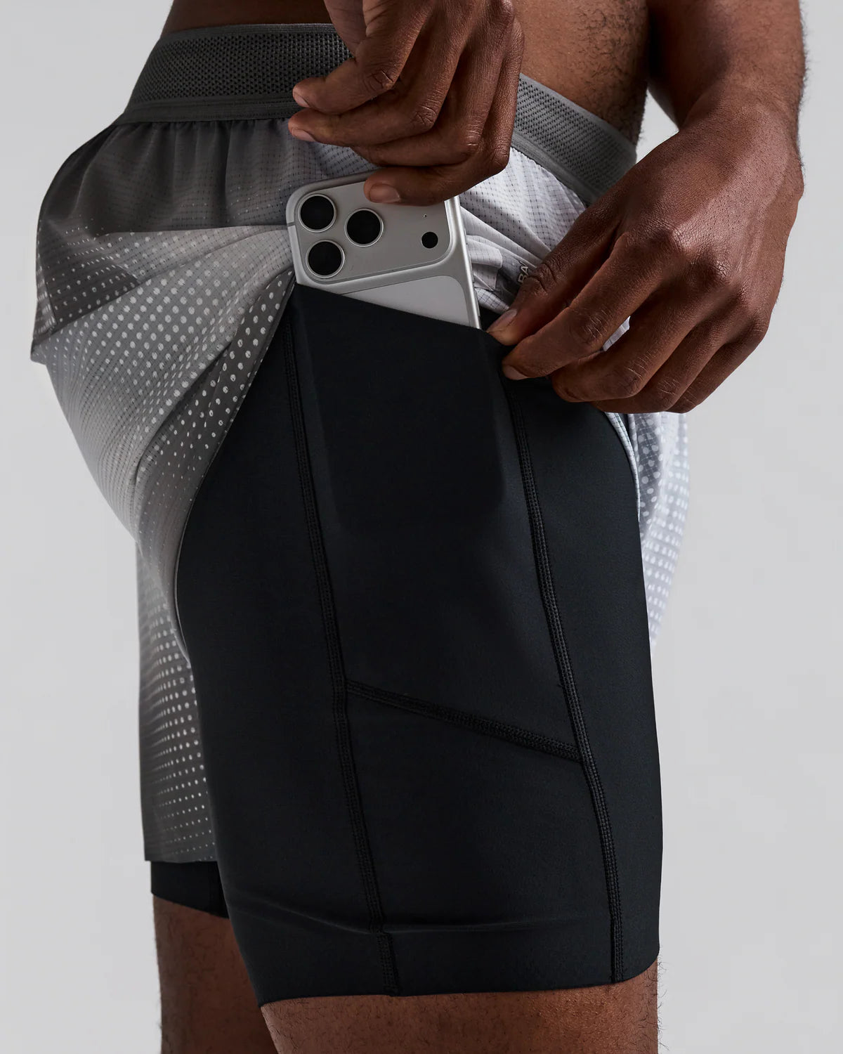 Men's CoolGrid™ 2-in-1 Run Short - Slate Multi