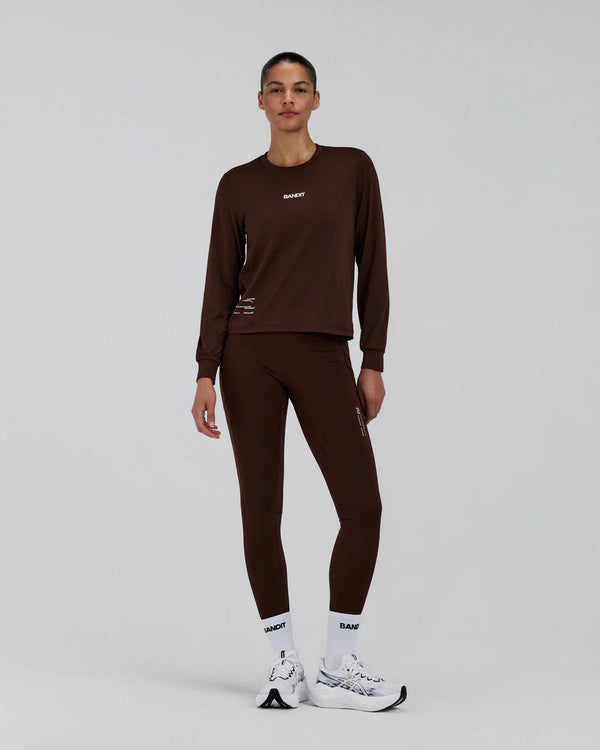 Bandit Women's Micromesh™ Long Sleeve Tee - Cacao