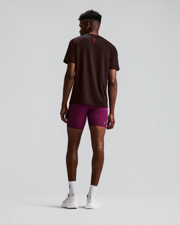 Bandit Men's Micromesh™ Short Sleeve Run Tee - Espresso