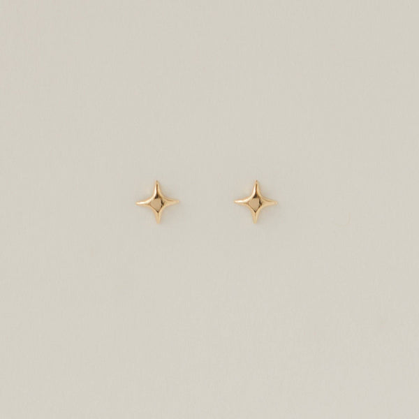Merewif Falling Star Studs - 14k