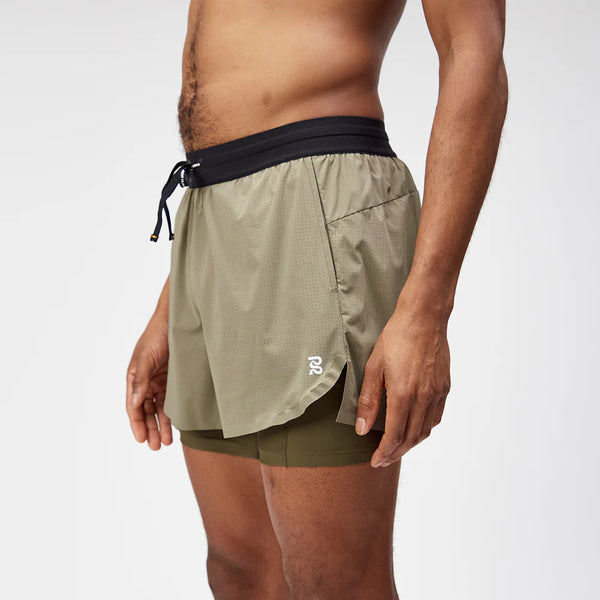 Bandit Vento 2-in-1 Mens Short - Fatigue
