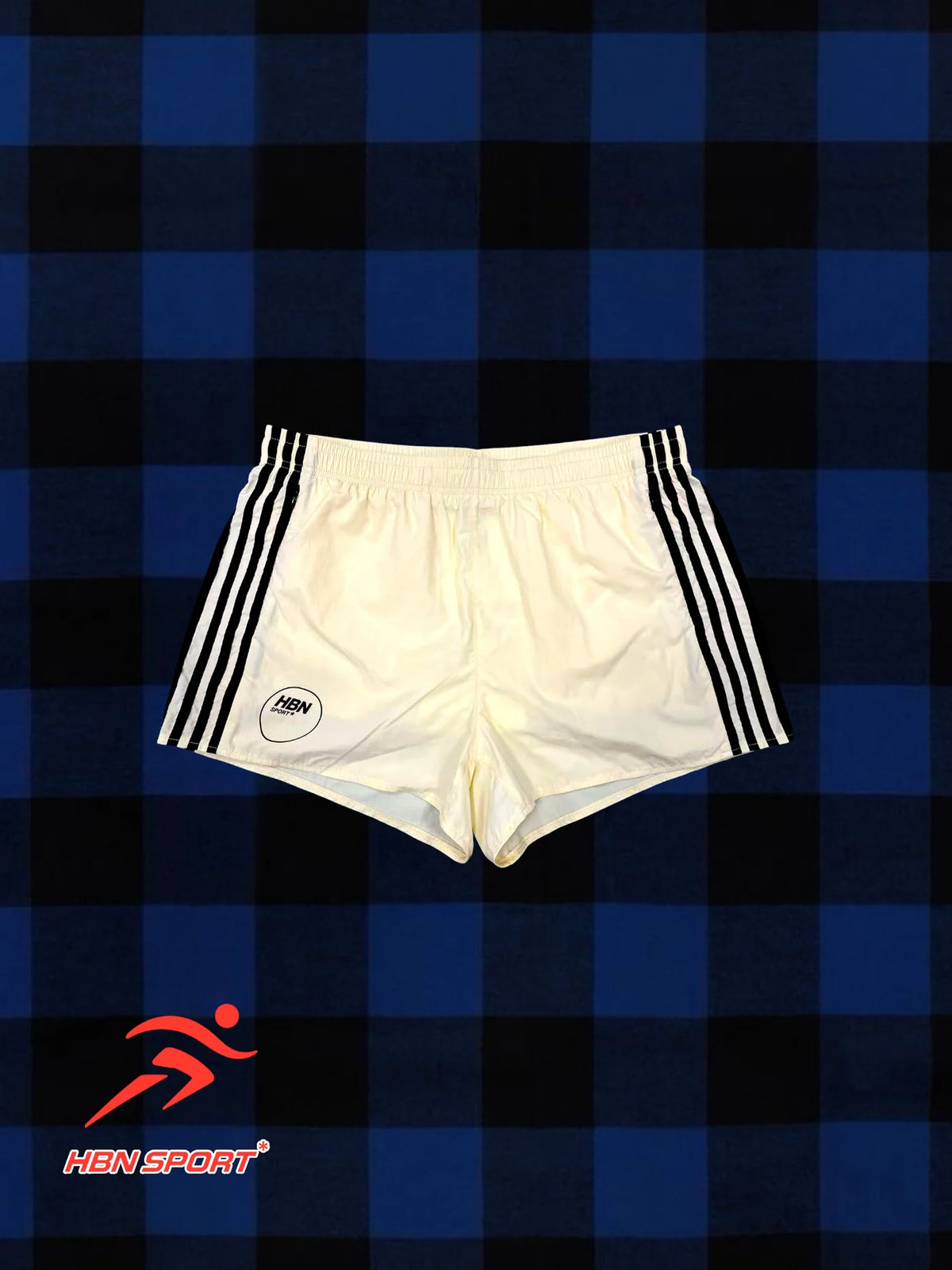 Human By Nature Baby Yellow Nylon Track Shorts