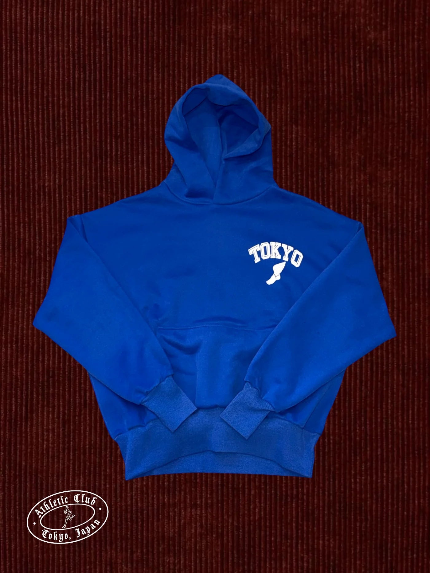 Human By Nature Royal Blue Winged Foot Hoodie