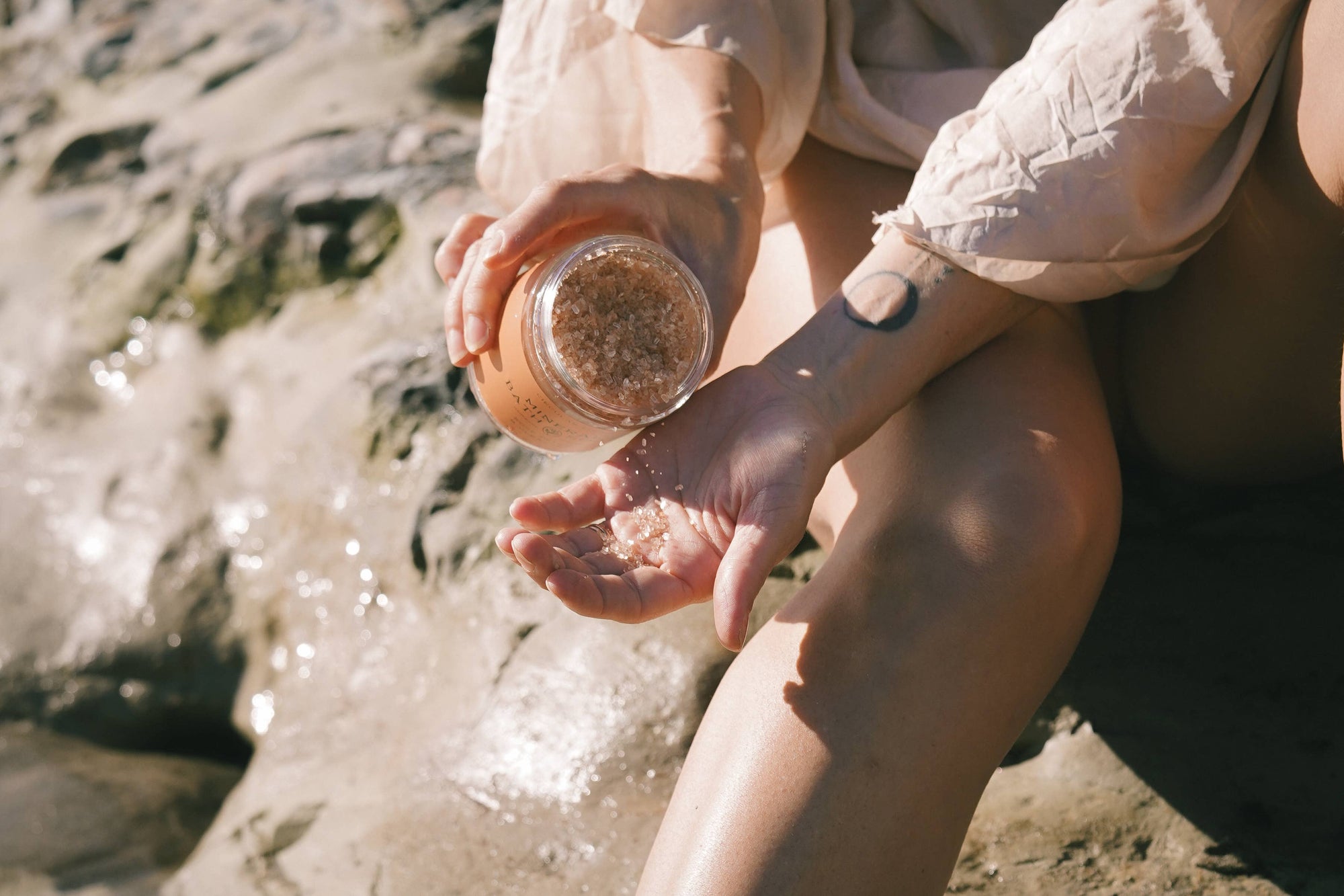 Circular Living Mineral Bath Soak, Rose Petal & Geranium