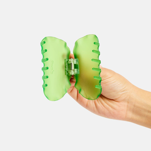 CHUNKS Suki Claw in Green Ruffle