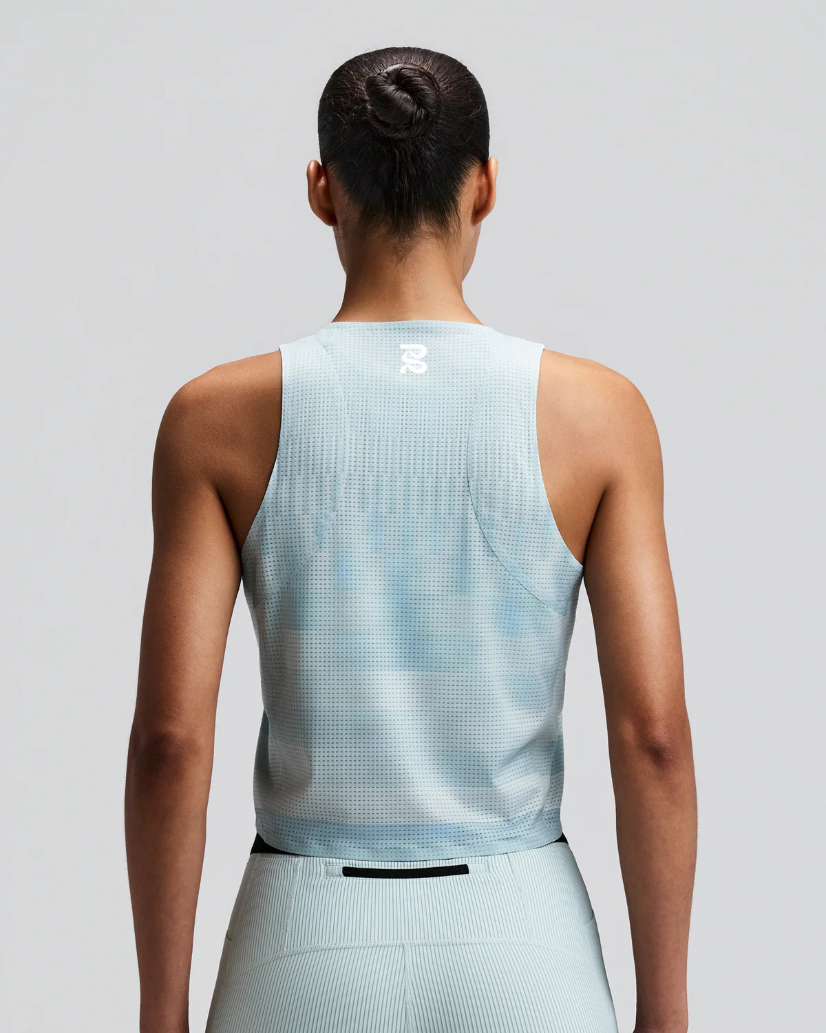 Bandit Women's GeoMesh™ Lightweight Race Singlet - Lagoon / Mist