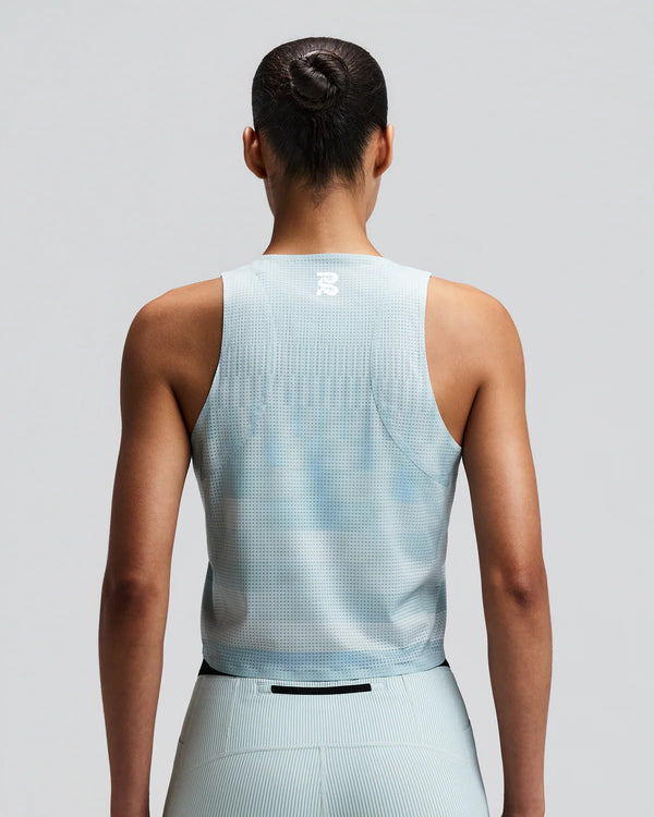 Bandit Women's GeoMesh™ Lightweight Race Singlet - Lagoon / Mist