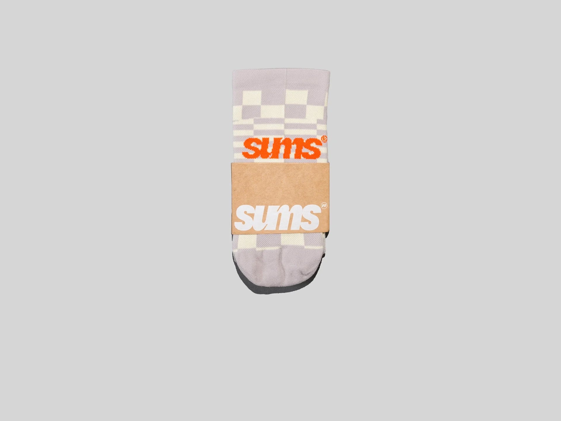 sums checkers socks - cream