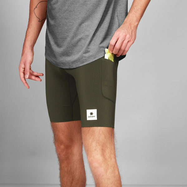 SAYSKY Men's Combat+ Short Tights 9"