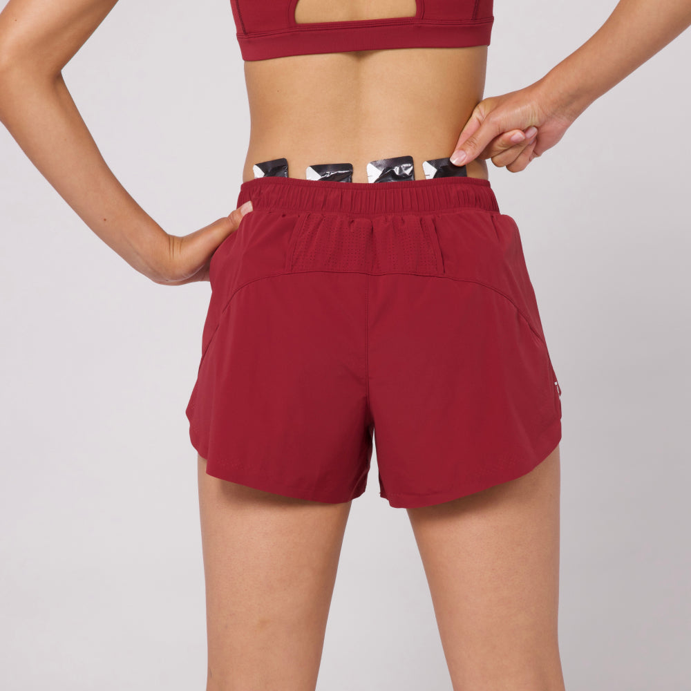 Bandit Vento 4" Womens Training Short - Currant