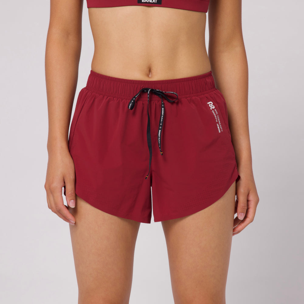 Bandit Vento 4" Womens Training Short - Currant