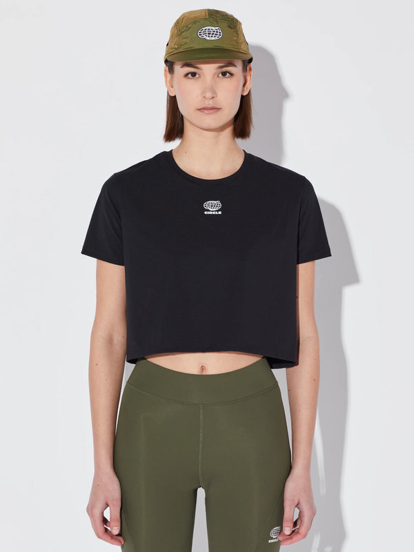 Circle Crop Top Smooth Operator 2.0 - Black