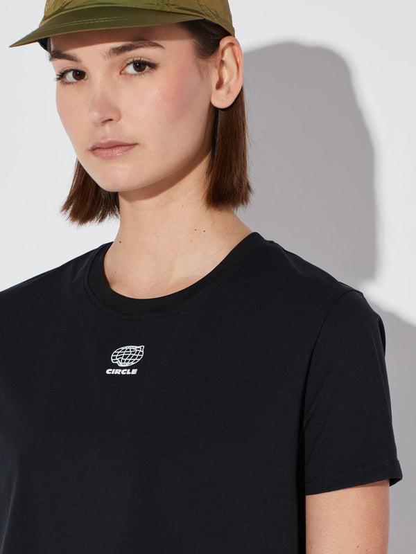 Circle Crop Top Smooth Operator 2.0 - Black