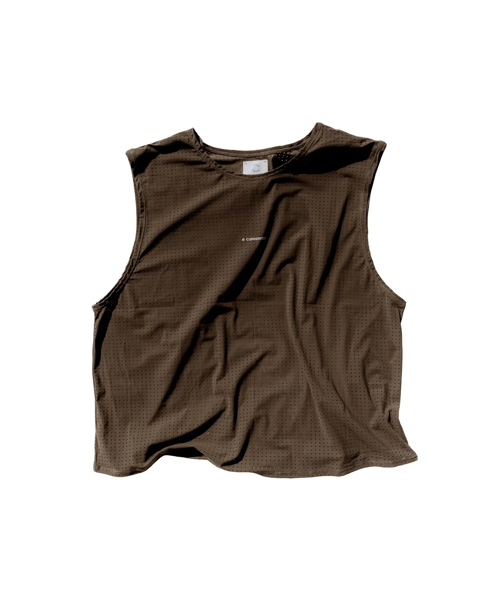 Currently Running - C-R™ Penultimate Crop Tee - Brown