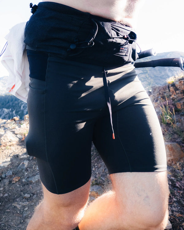 Dust Men's Half Tights - Forest Black