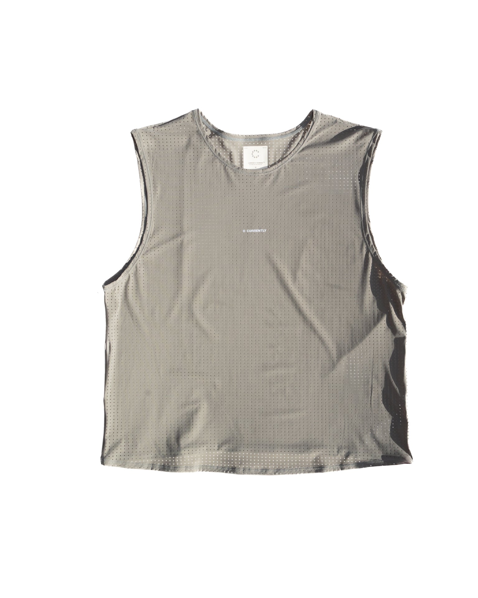 Currently Running - C-R™ Penultimate Crop Tee - Grey