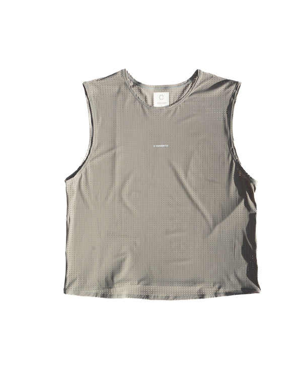 Currently Running - C-R™ Penultimate Crop Tee - Grey
