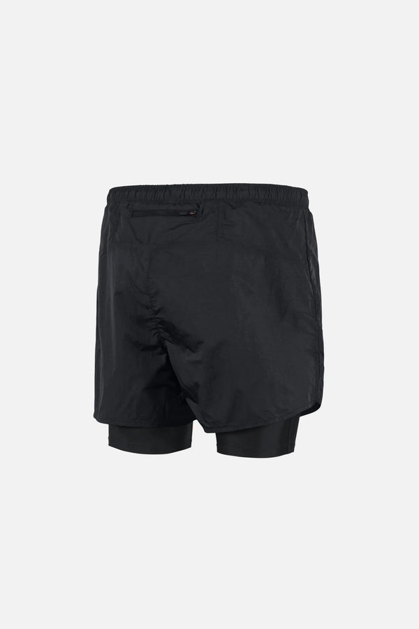 District Vision Men's 5" Ultralight Nylon Trail Shorts, Obsidian/Black