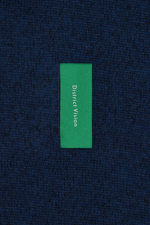 District Vision Women's Cropped Brushed Fleece, Slate Blue