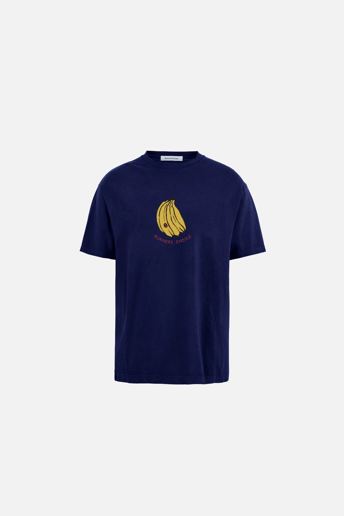 District Vision California Cotton Tee, Runner's Choice Navy